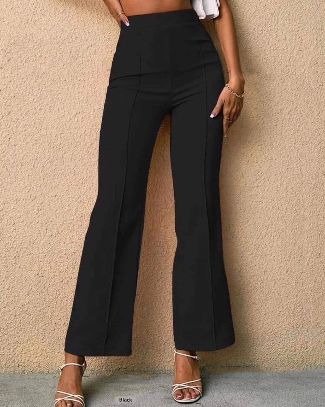 High Waist Leg Flare Pant