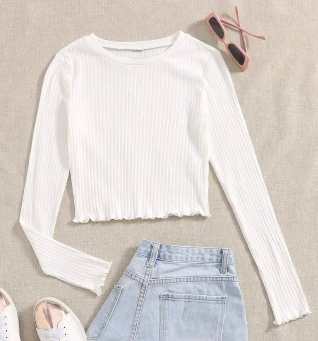 Full Sleeve Crop Top