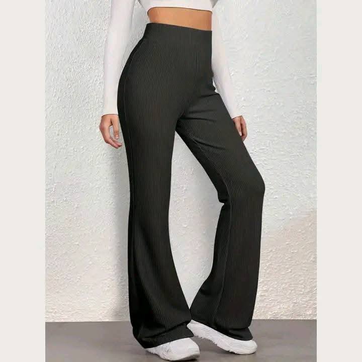 High Waist Leg Flare Pant